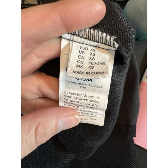 Faux Denim Corduroy Button Down Skater Mini-dress Utility Gorpcore Jumper XS - Picture 6 of 7